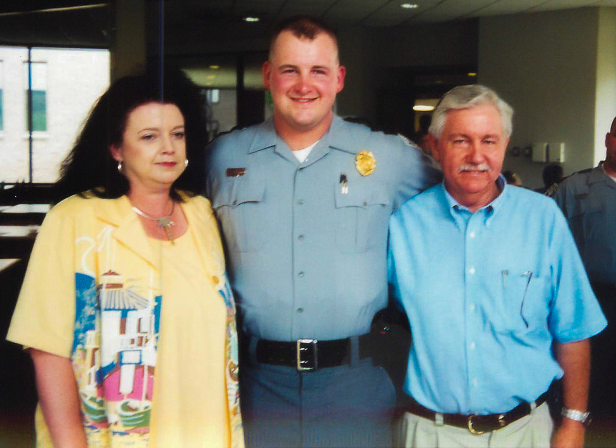 Trooper English with parents