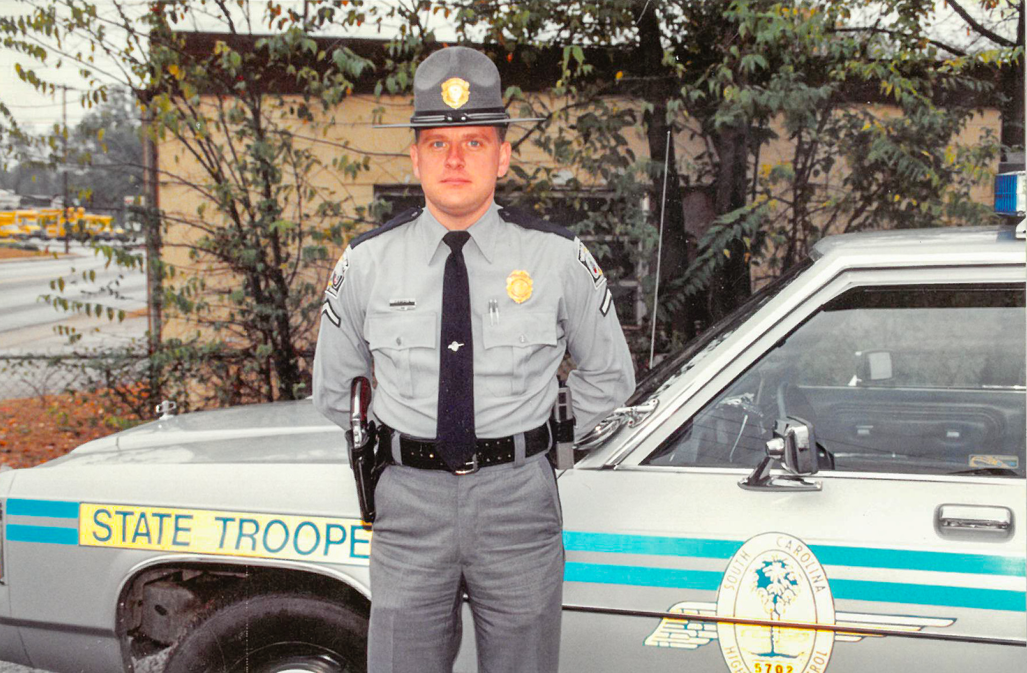 Trooper Gamble and cruiser