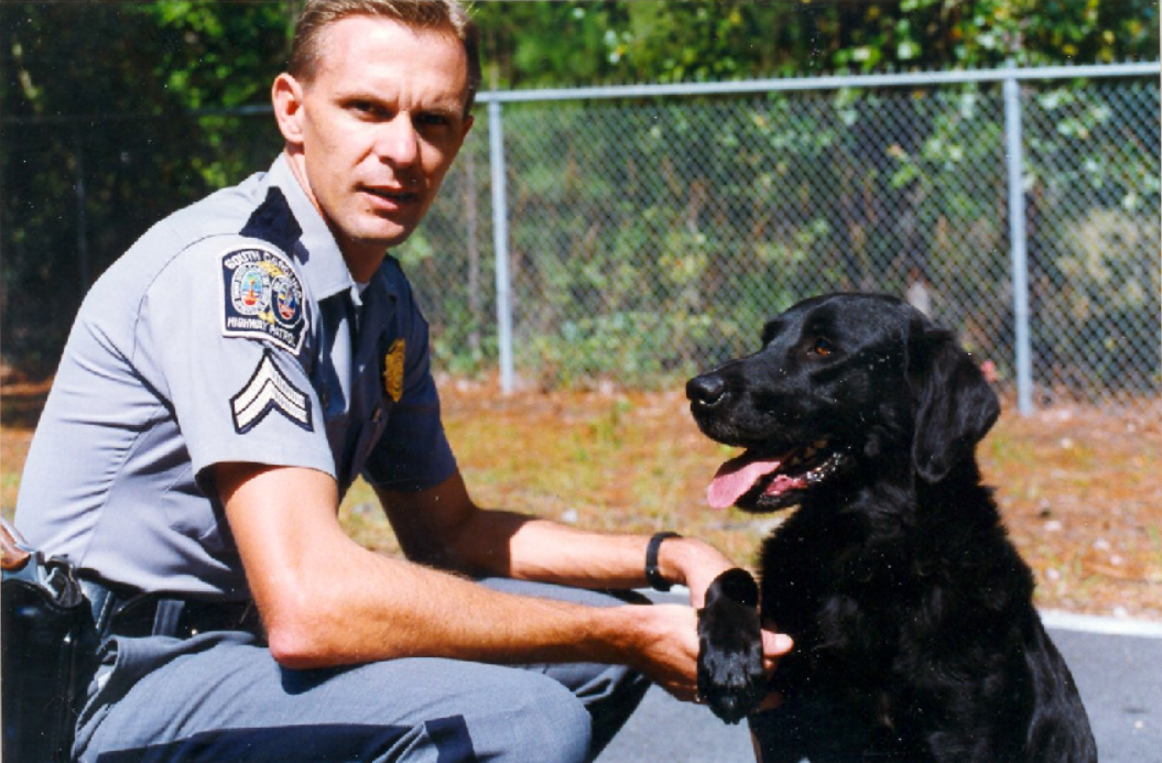 DPS Dog 2 SCHP Drug Dog Pinch with Cpl. Russell Wilson 1992