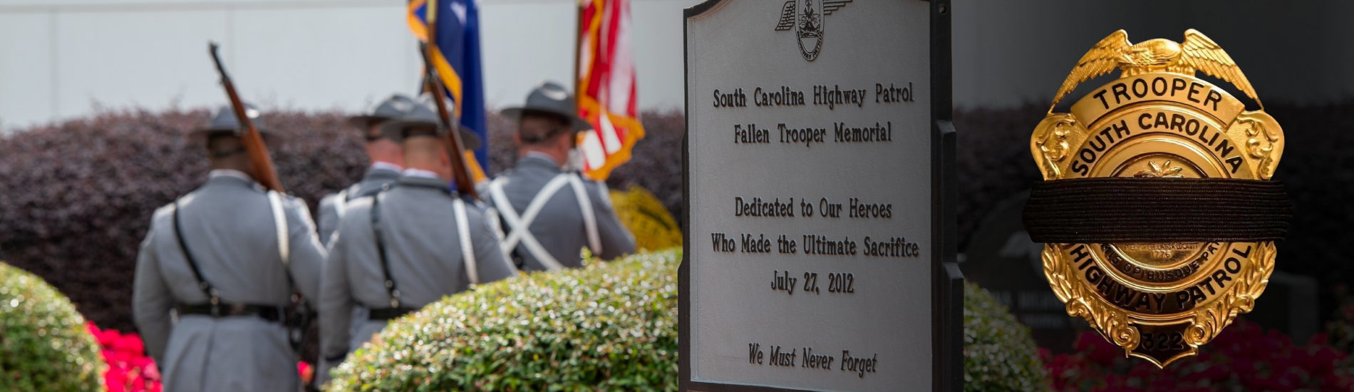 Fallen Trooper Memorial banner