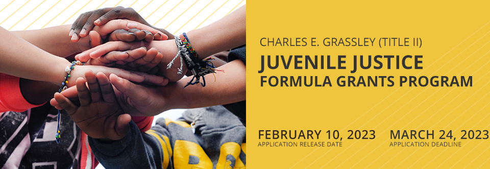Juvenile Justice Formula Grants Banner