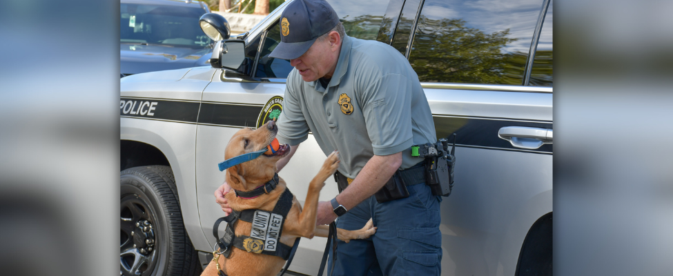 Officer Driggers and K9 Ally