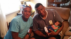 Three generations of the Patterson family