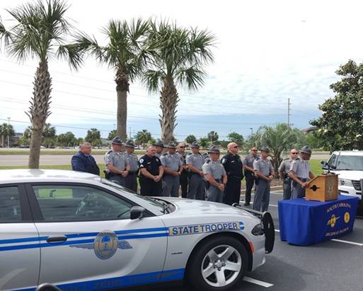 STOP Aggressive Driving press conference in Horry County